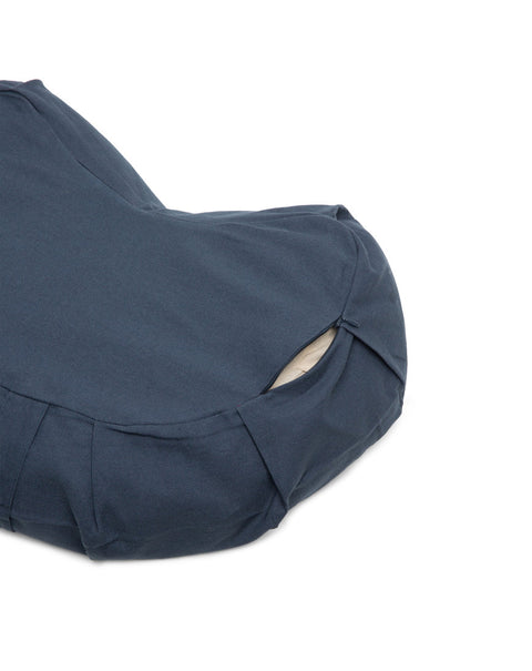 cotton halfmoon meditation cushion