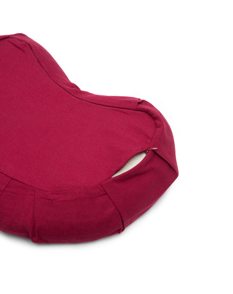 cotton halfmoon meditation cushion