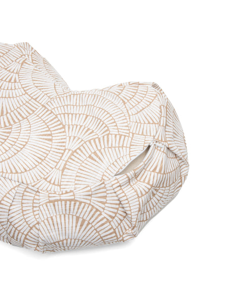 cotton halfmoon meditation cushion
