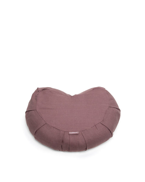linen halfmoon meditation cushion