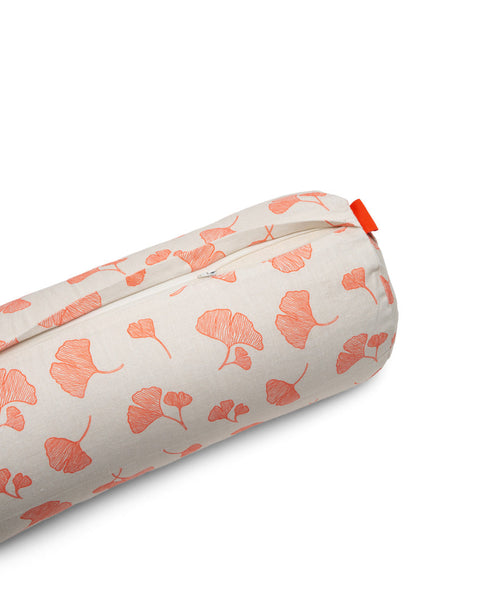 linen cylindrical bolster collab