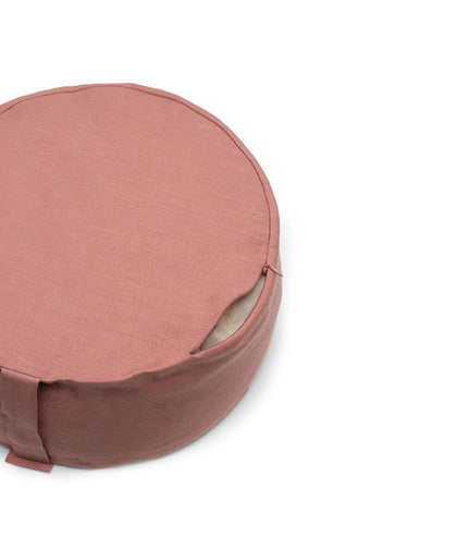 linen mod meditation cushion