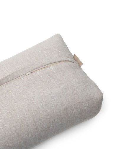 linen rectangular bolster